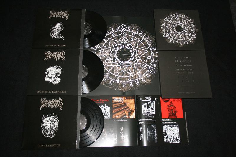 NECROS CHRISTOS (ger) - I in Darkness II in Damnation III in Death 2002-2007 3LP-BOXSET